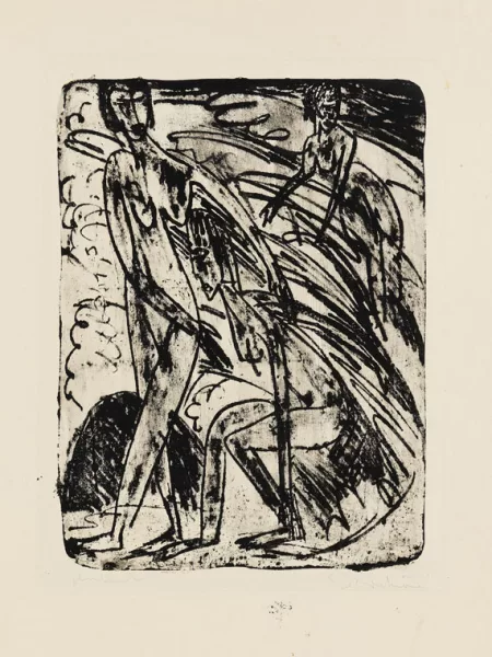 Ernst Ludwig Kirchner — Badende in Wellen