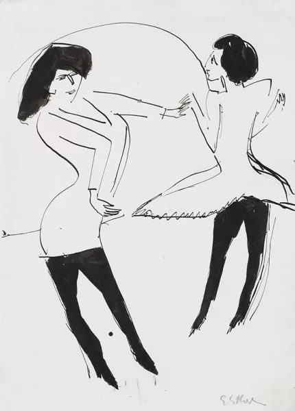 Ernst Ludwig Kirchner — Zwei Tänzerinnen