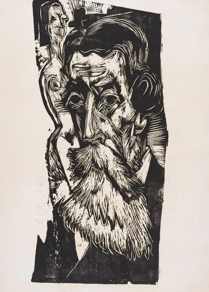 Ernst Ludwig Kirchner — Kopf Ludwig Schames