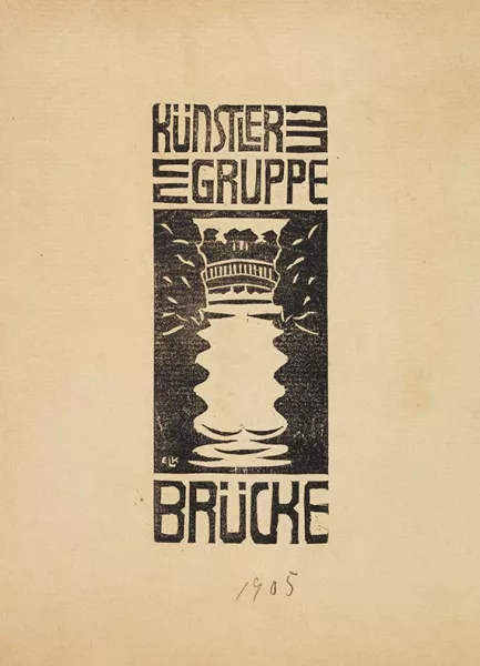 Ernst Ludwig Kirchner — Signet der Künstlergruppe "Brücke"