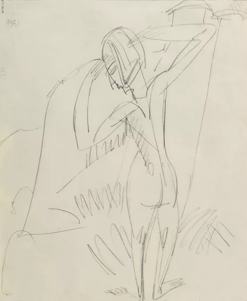 Ernst Ludwig Kirchner — Stehender weiblicher Akt