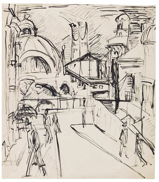 Ernst Ludwig Kirchner — Stadtszene, Nollendorfplatz