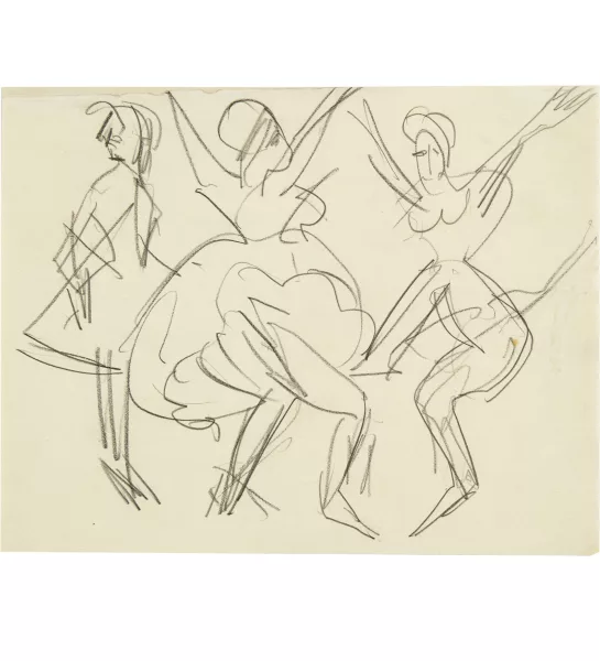 Ernst Ludwig Kirchner — Drei Tänzerinnen im Variété