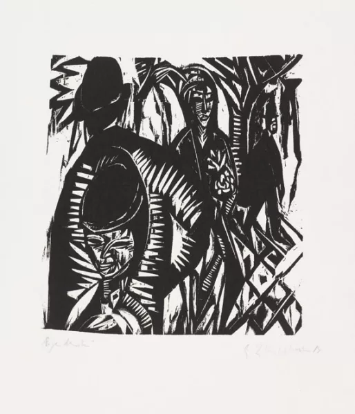 Ernst Ludwig Kirchner — Straßenszene, nach dem Regen