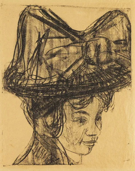 Ernst Ludwig Kirchner — Kopf Emmy Frisch