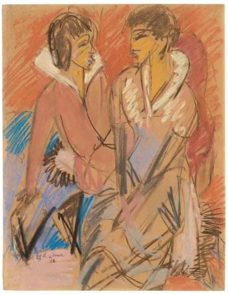 Ernst Ludwig Kirchner — Zwei Frauen