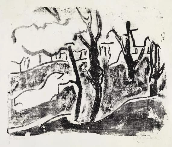 Ernst Ludwig Kirchner — Blühende Kirschbäume