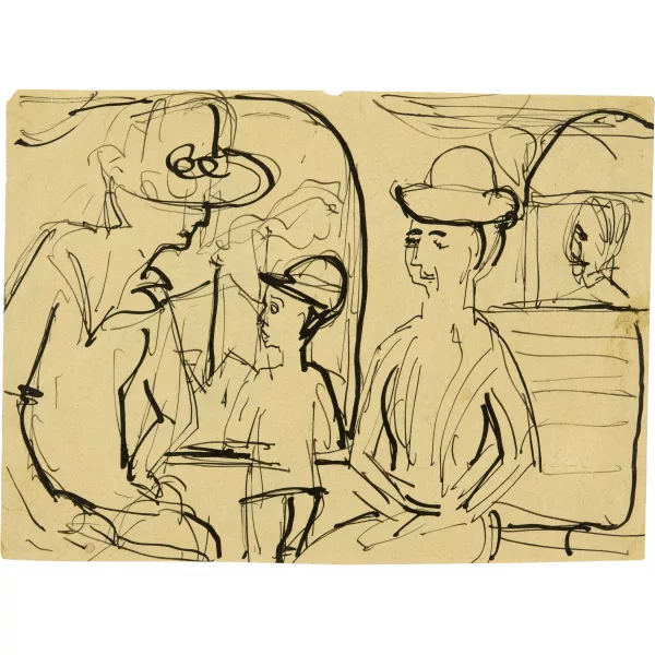 Ernst Ludwig Kirchner — Im Coupée