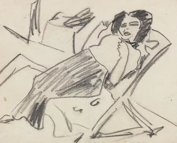 Ernst Ludwig Kirchner — Im Liegestuhl