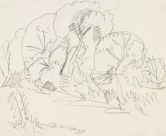 Ernst Ludwig Kirchner — Baumgruppe auf Fehmarn