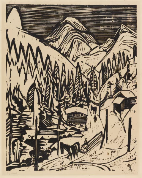 Ernst Ludwig Kirchner — Sertigstraße im Winter