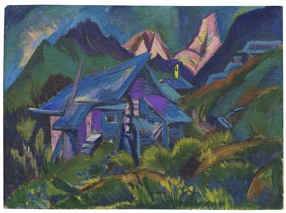 Ernst Ludwig Kirchner — Alphütten und Tinzenhorn
