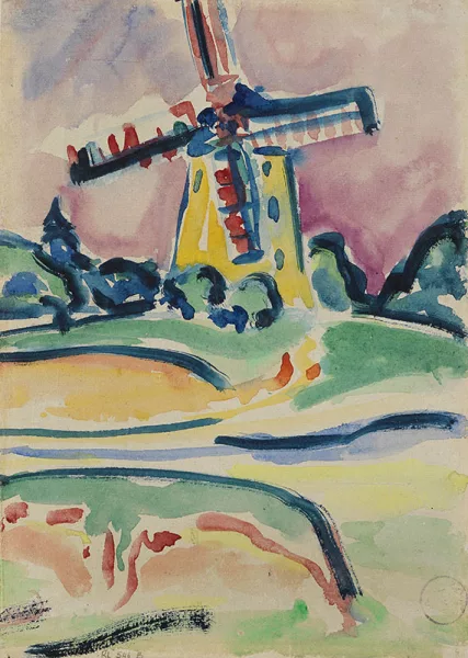 Ernst Ludwig Kirchner — Windmühle (Eine Windmühle auf Fehmarn)