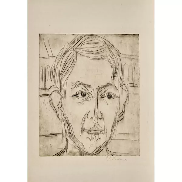 "Kopf eines jungen Mannes (Dr. Hans Bütow)"