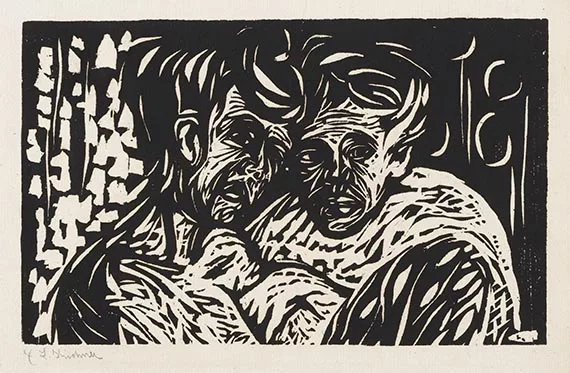 Ernst Ludwig Kirchner — Tausendundeine Nacht. Zwei Geulen