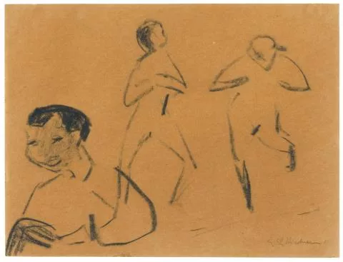 Ernst Ludwig Kirchner — Milly, Nelly und Sam