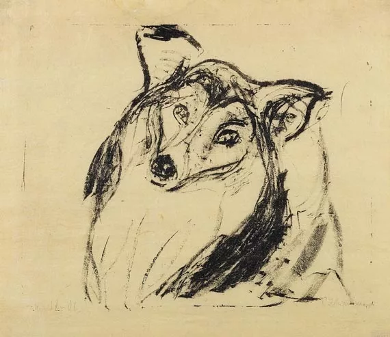 Ernst Ludwig Kirchner — Hundekopf