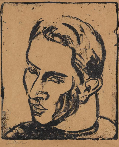 Ernst Ludwig Kirchner — Athletenkopf