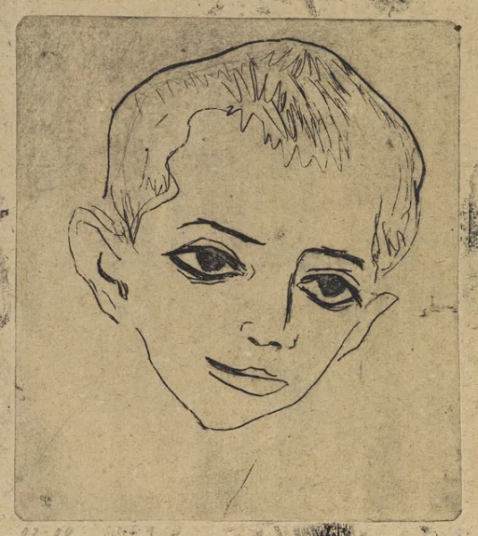 Ernst Ludwig Kirchner — Knabenkopf