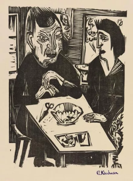 Ernst Ludwig Kirchner — Alte und junge Frau