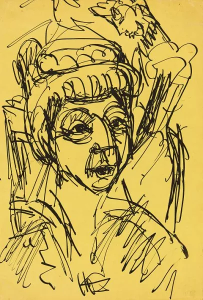 Ernst Ludwig Kirchner — Portrait Gerda Schilling