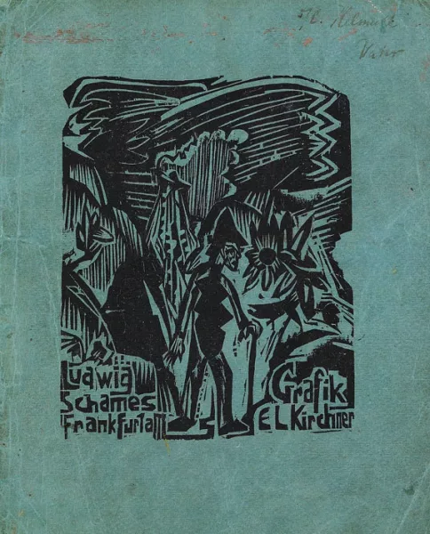Ernst Ludwig Kirchner — Titelblatt der Ausstellung Grafik E.L. Kirchner, Galerie Schames