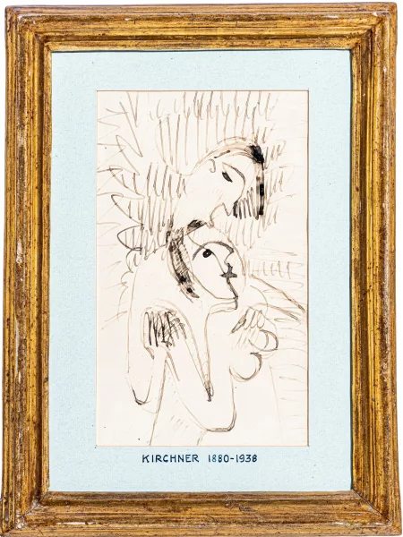 Ernst Ludwig Kirchner — Couple enlacé