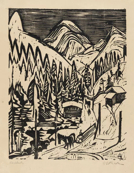 Ernst Ludwig Kirchner — Sertigstraße im Winter