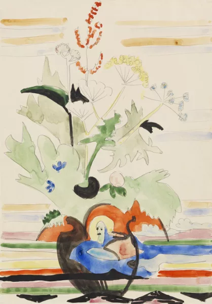 Ernst Ludwig Kirchner — Stillleben mit Wiesenblumen