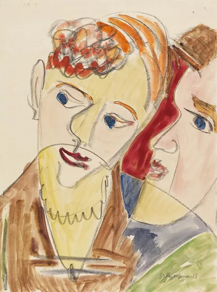 Ernst Ludwig Kirchner — Die Hembusse (Liebespaar H.)