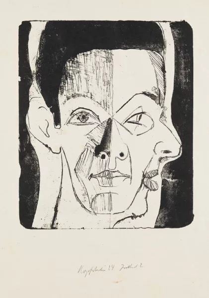 Ernst Ludwig Kirchner — Kopfstudie
