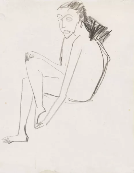Ernst Ludwig Kirchner — Sitzendes Mädchen