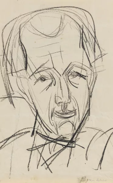 Ernst Ludwig Kirchner — Skizze Redslob