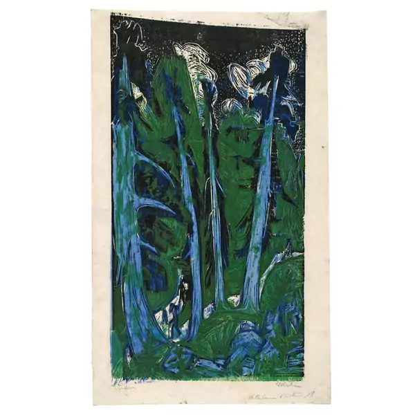 Ernst Ludwig Kirchner — Wettertannen — Galerie Kornfeld