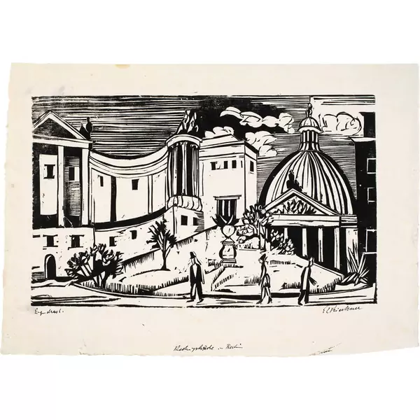 Ernst Ludwig Kirchner — Hedwigskirche in Berlin — Galerie Kornfeld