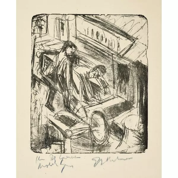Ernst Ludwig Kirchner — Bauarbeiter — Galerie Kornfeld