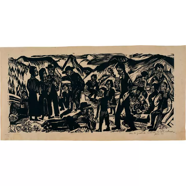 Ernst Ludwig Kirchner — Alpsonntag — Galerie Kornfeld