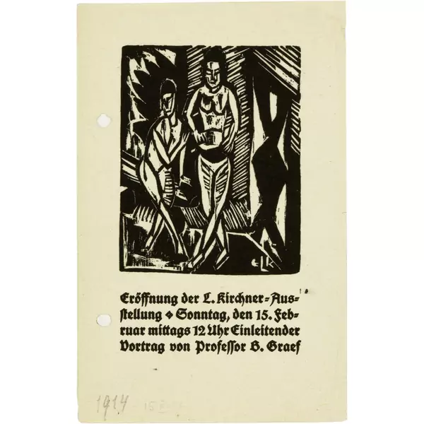 Ernst Ludwig Kirchner — Zwei nackte Frauen — Galerie Kornfeld