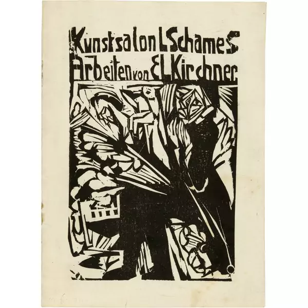 Ernst Ludwig Kirchner — Kunstsalon L. Schames. Arbeiten von E. L. Kirchner Ausstellung Oktober 1916 — Galerie Kornfeld