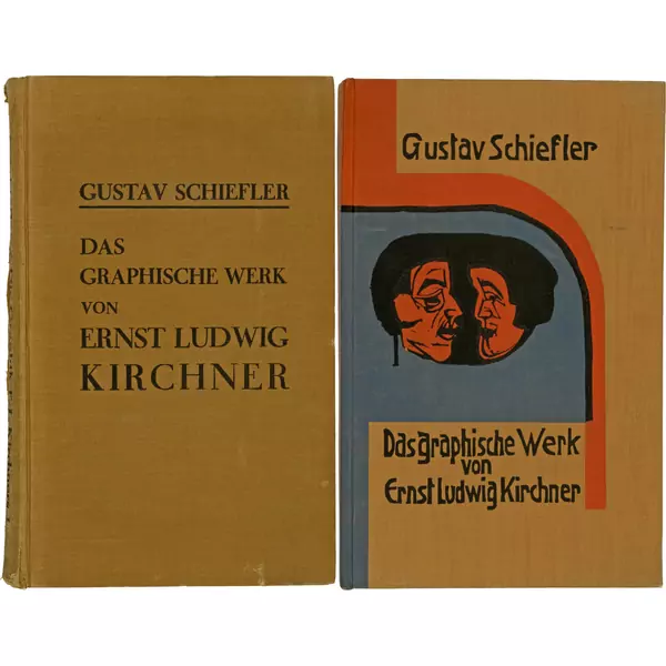 Ernst Ludwig Kirchner — Gustav Schiefler. Die Graphik Ernst Ludwig Kirchners Band I, bis 1916, und Band II, von 1917-1927. Berlin, Euphorion-Verlag, 1926 und 1931 — Galerie Kornfeld