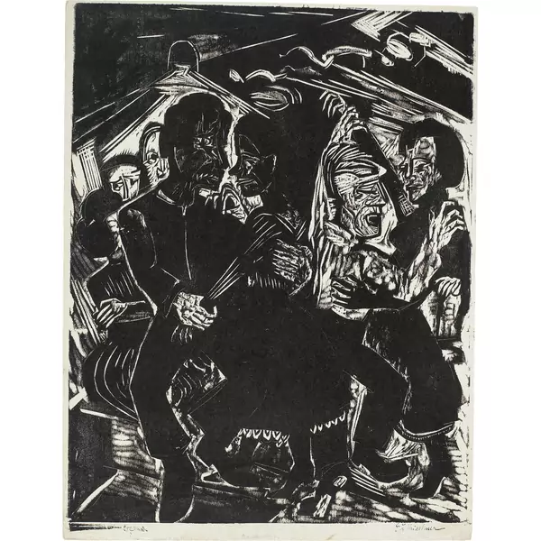 Ernst Ludwig Kirchner — Bauerntanz — Galerie Kornfeld