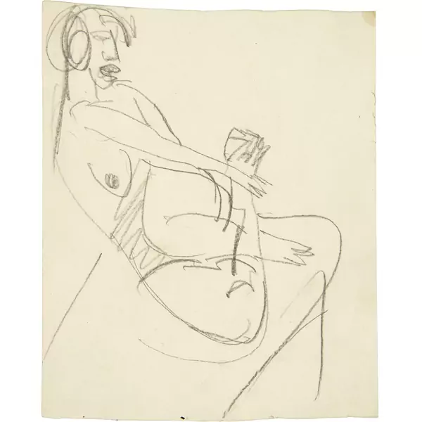 Ernst Ludwig Kirchner — Liegender weiblicher Akt — Galerie Kornfeld