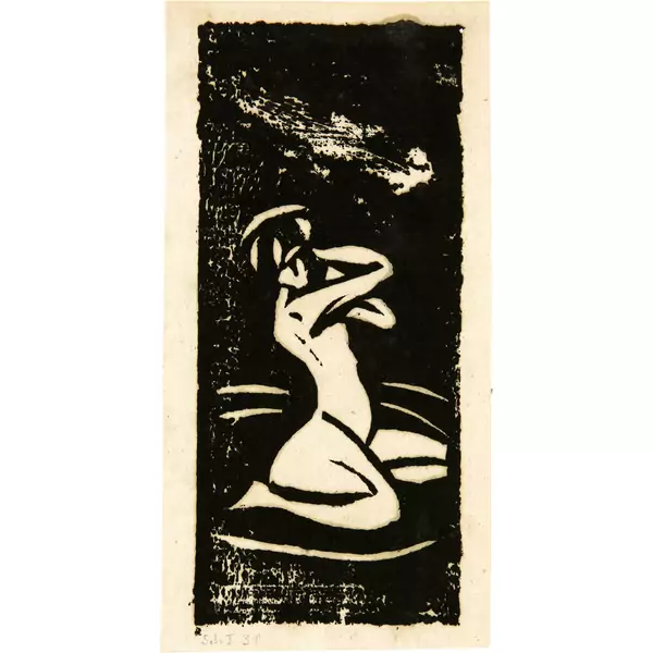 Ernst Ludwig Kirchner — Badende Frau — Galerie Kornfeld