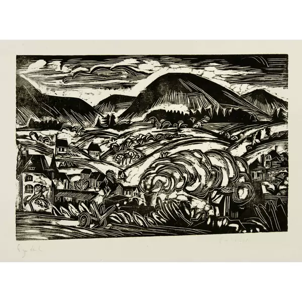 Ernst Ludwig Kirchner — Taunuslandschaft — Galerie Kornfeld