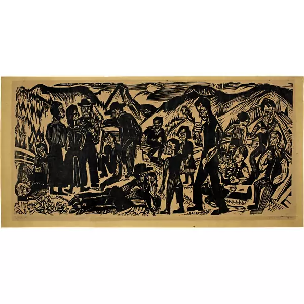 Ernst Ludwig Kirchner — Alpsonntag — Galerie Kornfeld