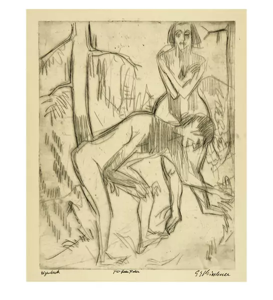 Ernst Ludwig Kirchner — Adam und Eva — Galerie Kornfeld