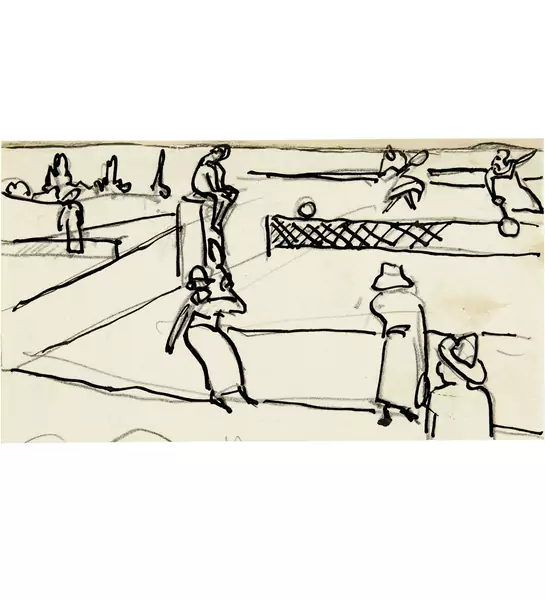 Ernst Ludwig Kirchner — Tennisspielerinnen — Galerie Kornfeld