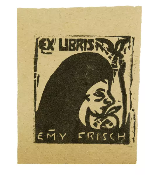 Ernst Ludwig Kirchner — Exlibris Emmy Frisch — Galerie Kornfeld