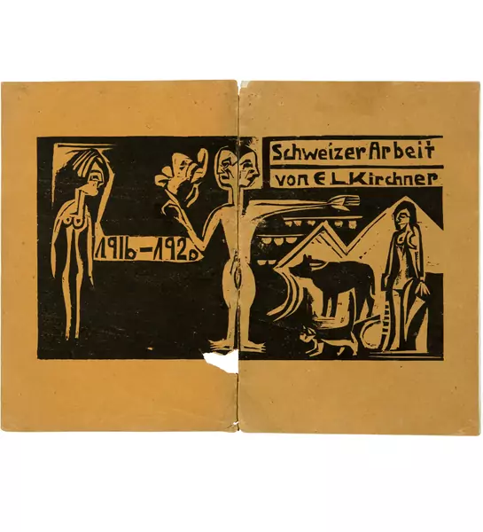Ernst Ludwig Kirchner — Katalog der Ausstellung Schweizer Arbeit von E.L. Kirchner von 1916 [sic!] - 1920, Galerie Ludwig Schames, Frankfurt a.M. 1922 — Galerie Kornfeld