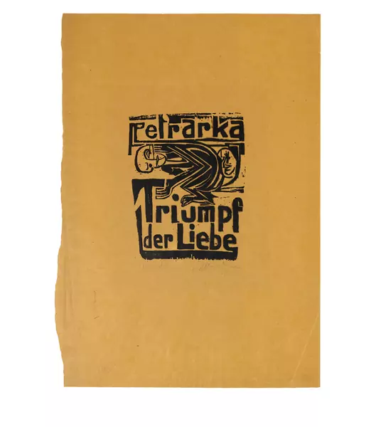 Ernst Ludwig Kirchner — Bilder zu Petrarcas "Triumpf der Liebe" Eine Folge von acht Holzschnitten und Titelblatt — Galerie Kornfeld
